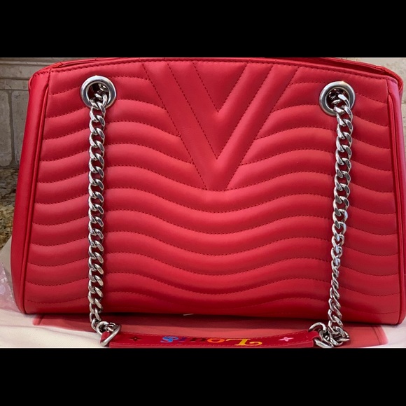 Authentic Louis Vuitton New Wave Scarlet Red Tote NEW CONDITION! - Picture 2 of 8
